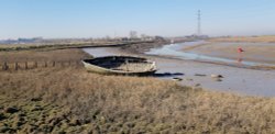 Oare Marshes near Faversham, Kent Wallpaper