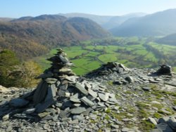 Borrowdale from Castle Crag Wallpaper