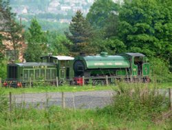 Two of Tanfield Railway rolling stock Wallpaper