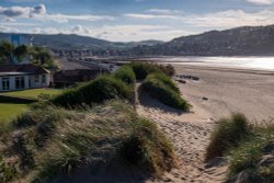 Minehead from the golf course Wallpaper