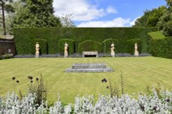 Polesden Lacy, The tomb of Mrs Grenville the last owner Wallpaper