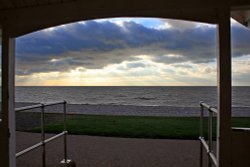 Shelter view in Budleigh Wallpaper