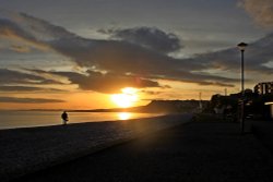 Budleigh sunset Wallpaper