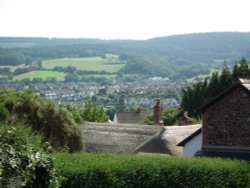 View from St Michael's Church, Minehead Wallpaper