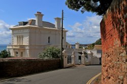 Budleigh Blue Plaque Wallpaper