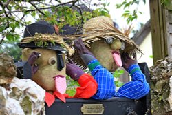 East Budleigh scarecrows Wallpaper