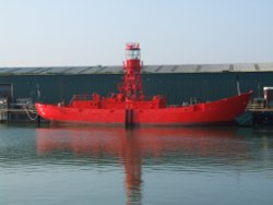 Lightship in Lowestoft Wallpaper