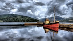 That Vital Spark. Inveraray, Scotland Wallpaper