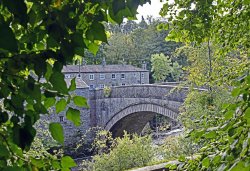 Bridge over river Ure at Aysgarth Wallpaper