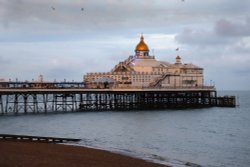 Eastbourne Pier at Twilight Wallpaper