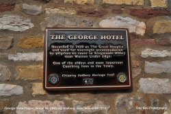 The George Hotel Plaque, Broad Street, Chipping Sodbury, Gloucestershire 2019 Wallpaper