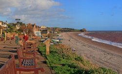 Budleigh view to East Wallpaper