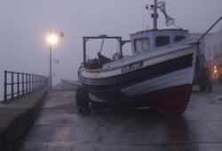 Filey Fishing Boat Wallpaper