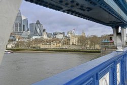 View along Thames Path, London Wallpaper