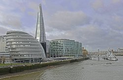 View along Thames Path, London Wallpaper