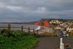 Budleigh Salterton cliffs Wallpaper