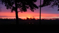 Bosham Sunrise. Wallpaper