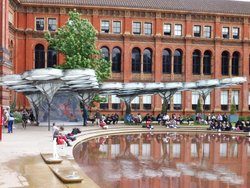 Courtyard, Victoria and Albert Museum Wallpaper