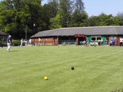 Otley lawn bowling green Wallpaper