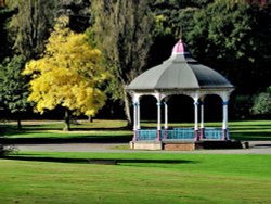 Bandstand in Locke Park, Barnsley Wallpaper