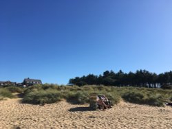 Old Hunstanton beach Wallpaper