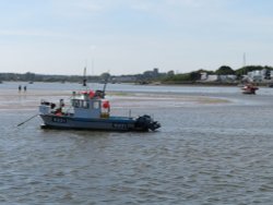 A view across Christchurch harbour in May Wallpaper