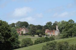 View of Greys Court estate from the fields below Rotherfield Greys Wallpaper