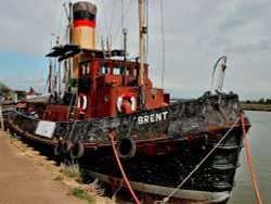 Tug Boat Brent at Maldon Wallpaper