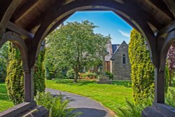 Entrance to St Mark's Church Wallpaper