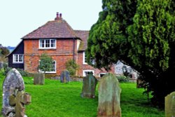 Elham Churchyard Wallpaper