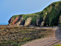 Cliffs at Burnmouth Wallpaper