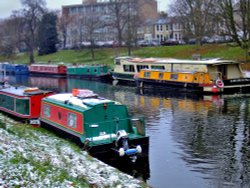 Boats on River Cam, Cambridge Wallpaper