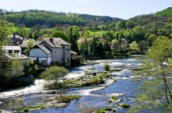 River Dee at Llangollen Wallpaper