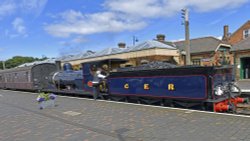 North Norfolk Heritage Railway at Sheringham Station Wallpaper