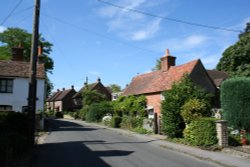 High Street, Ewelme Wallpaper