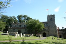 The Church of St. Mary the Virgin, Ewelme Wallpaper