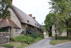 Mill Lane, Great Haseley Wallpaper