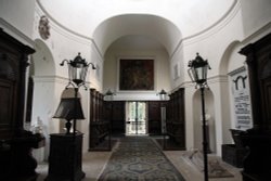 The interior of All Saints Old Church Wallpaper