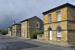 Saltaire village Wallpaper