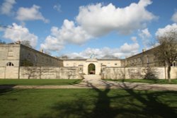 The former stable block and courtyard, Bletchingdon Park Wallpaper