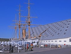 HMS Gannet at Chatham Historic Dockyard Wallpaper