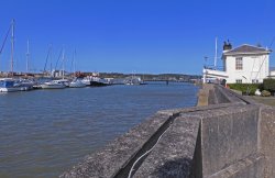 River Medway at Chatham Historic Dockyard Wallpaper