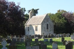 The chancel of the original 14th century parish church, Churchill, now home of the Churchill and Sarsden Heritage Centre. Wallpaper