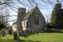 The Church of the Holy Rood in Shilton Wallpaper