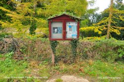 Village Notice Board, Foxley, Wiltshire 2020 Wallpaper