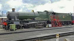 Steam locomotive 7903 at Toddington Works Wallpaper