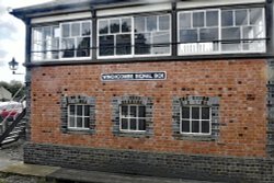 Winchcombe Signal Box on the GWR heritage railway Wallpaper