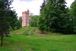 The Gothic Tower in Painshill Park Wallpaper