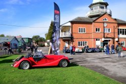 Morgan Day at Brooklands and Some Interesting Cars Arriving Wallpaper