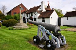 The Chobham Cannon, at the Northern End of the High Street Wallpaper